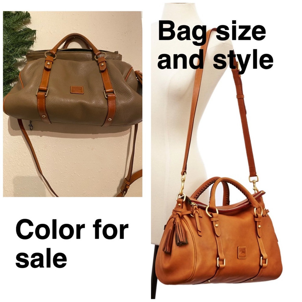 Dooney & Bourke M Florentine Satchel Brown/Tan